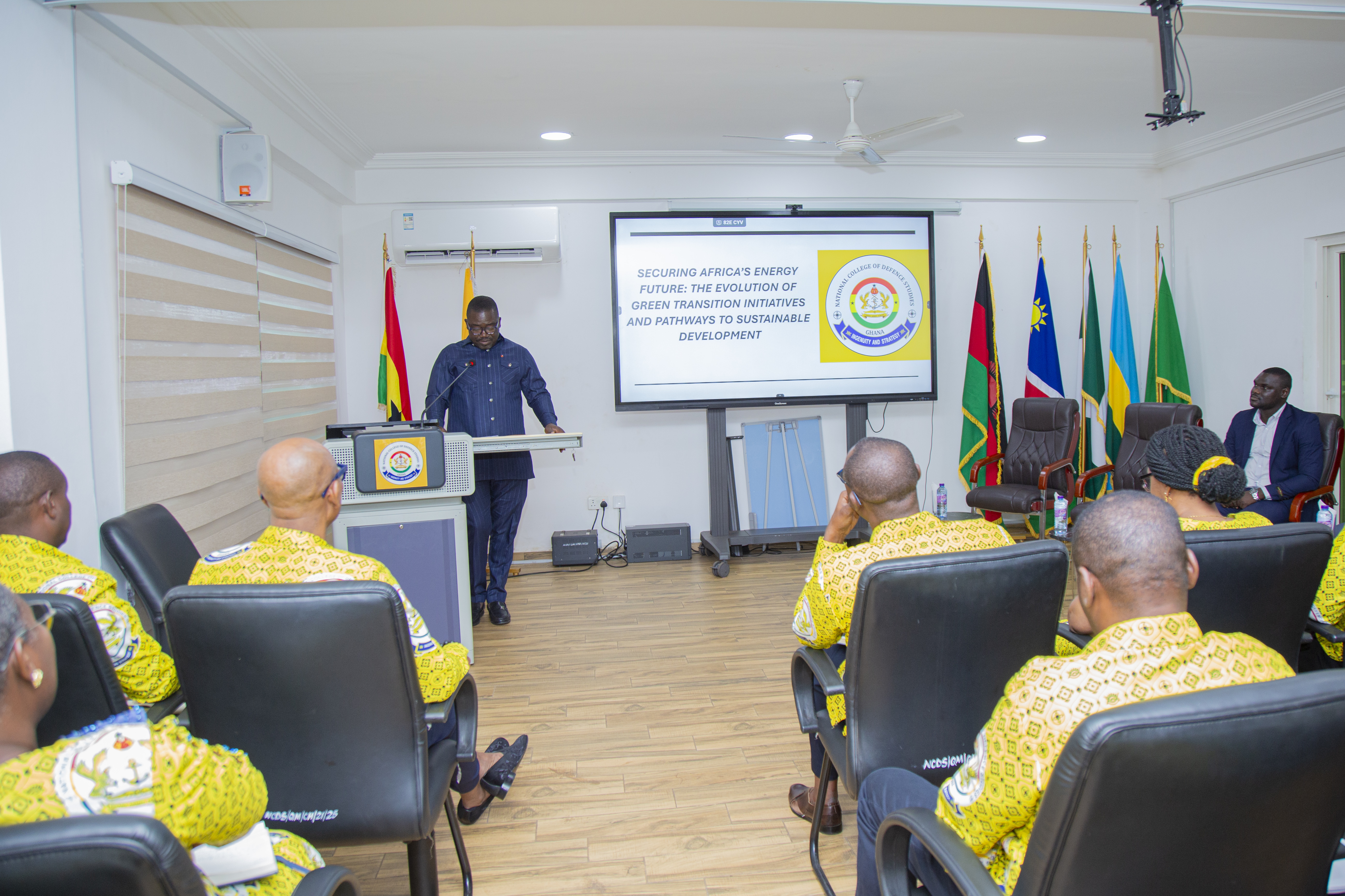 NCDS HOSTS SEMINAR ON SECURING AFRICA’S ENERGY FUTURE THROUGH GREEN TRANSITION INITIATIVES